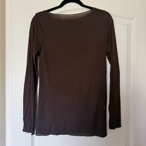 Intimissimi Boat Neck Modal Cashmere Ultralight Top